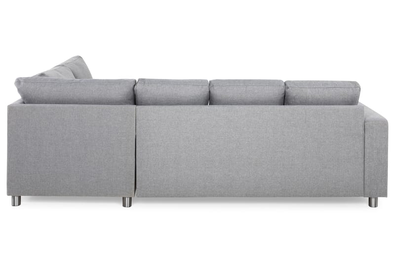 Crazy 4-personers Højrevendt U-formet Large Sofa med Chaiselong i Stof - Grå - Møbler - Sofaer - U Sofa