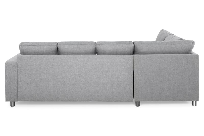 Crazy 4-personers Venstrevendt U-formet Large Sofa med Chaiselong i Stof - Grå - Møbler - Sofaer - U Sofa