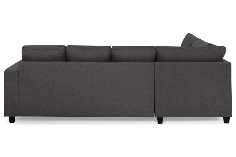 Crazy 4-personers Venstrevendt U-formet Small Sofa med Chaiselong i Stof - Mørkegrå - Møbler - Sofaer - U Sofa