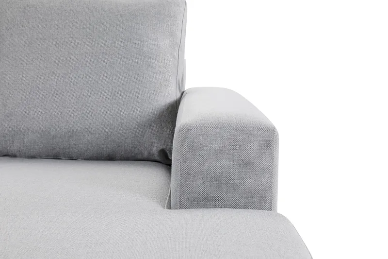 Crazy 4-personers Venstrevendt U-formet Large Sofa med Chaiselong i Stof - Grå - Møbler - Sofaer - U Sofa