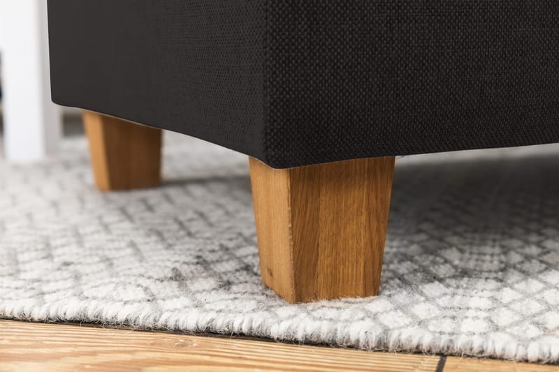 Crazy 4-personers Venstrevendt U-formet Large Sofa med Chaiselong i Stof - Antracit - Møbler - Sofaer - U Sofa