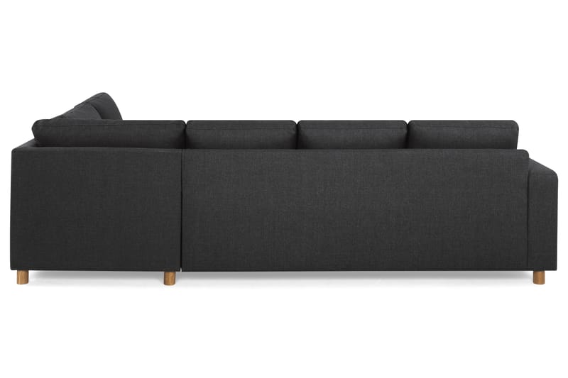 Crazy 4-personers Højrevendt U-formet Large Sofa med Chaiselong i Stof - Antracit - Møbler - Sofaer - U Sofa