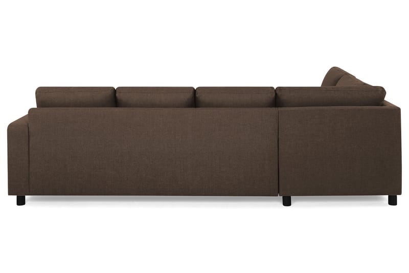 Crazy 4-personers Venstrevendt U-formet Large Sofa med Chaiselong i Stof - Brun - Møbler - Sofaer - U Sofa