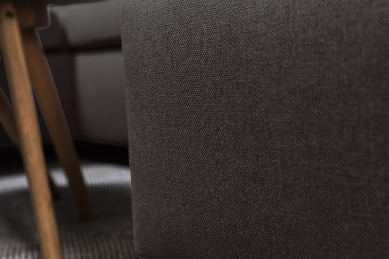 Crazy 4-personers Venstrevendt U-formet Large Sofa med Chaiselong i Stof - Mørkegrå - Møbler - Sofaer - U Sofa