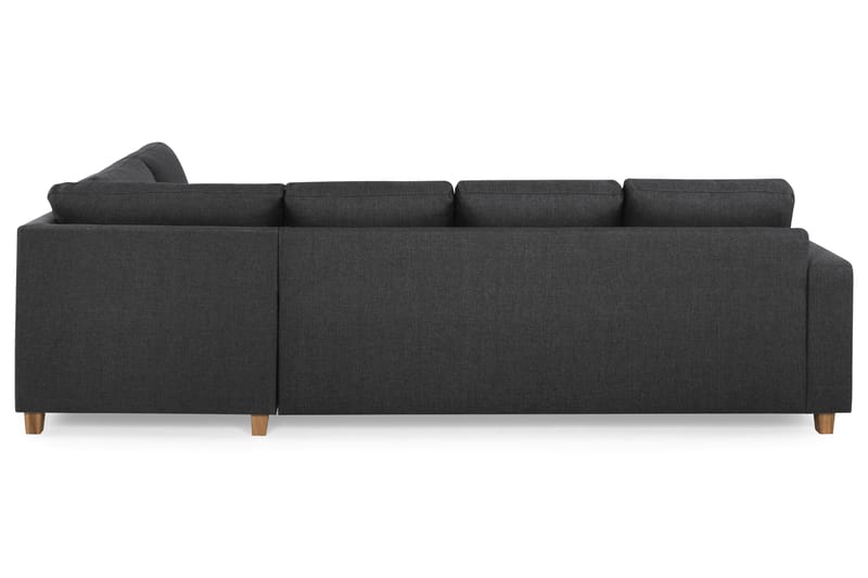 Crazy 4-personers Højrevendt U-formet Large Sofa med Chaiselong i Stof - Mørkegrå - Møbler - Sofaer - U Sofa