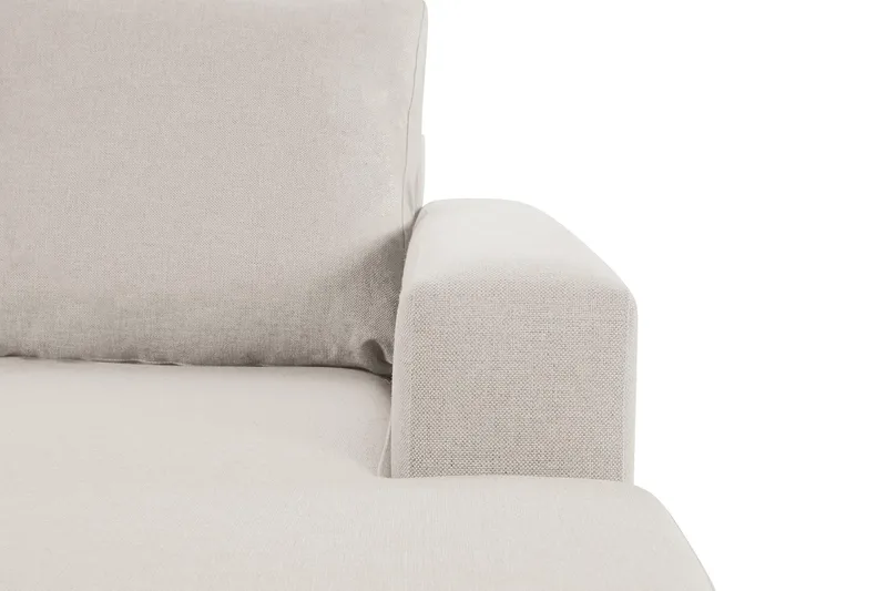 Crazy 4-personers Venstrevendt U-formet Large Sofa med Chaiselong i Stof - Beige - Møbler - Sofaer - U Sofa