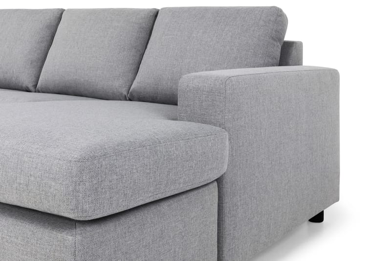Crazy 4-personers Venstrevendt U-formet Large Sofa med Chaiselong i Stof - Grå - Møbler - Sofaer - U Sofa