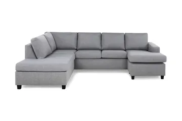 Crazy 4-personers Venstrevendt U-formet Large Sofa med Chaiselong i Stof