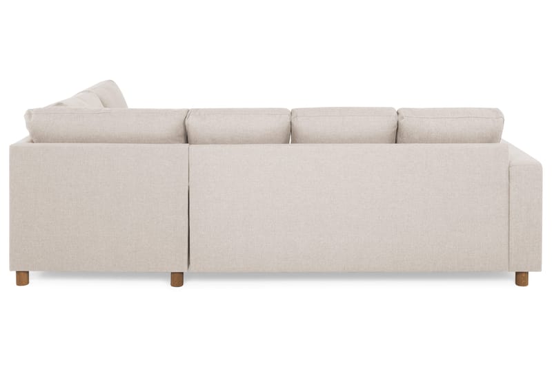 Crazy 4-personers Højrevendt U-formet Small Sofa med Chaiselong i Stof - Beige - Møbler - Sofaer - U Sofa