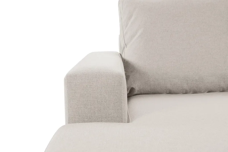 Crazy 4-personers Højrevendt U-formet Small Sofa med Chaiselong i Stof - Beige - Møbler - Sofaer - U Sofa