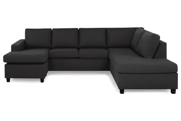 Crazy 4-personers Højrevendt U-formet Large Sofa med Chaiselong i Stof