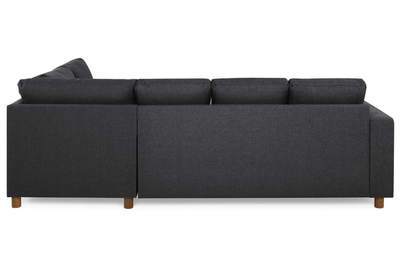Crazy 4-personers Højrevendt U-formet Small Sofa med Chaiselong i Stof - Mørkegrå - Møbler - Sofaer - U Sofa