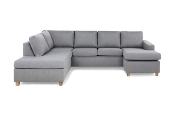 Crazy 4-personers Venstrevendt U-formet Large Sofa med Chaiselong i Stof