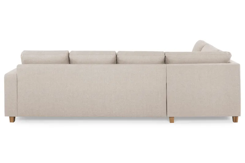 Crazy 4-personers Venstrevendt U-formet Large Sofa med Chaiselong i Stof - Beige - Møbler - Sofaer - U Sofa
