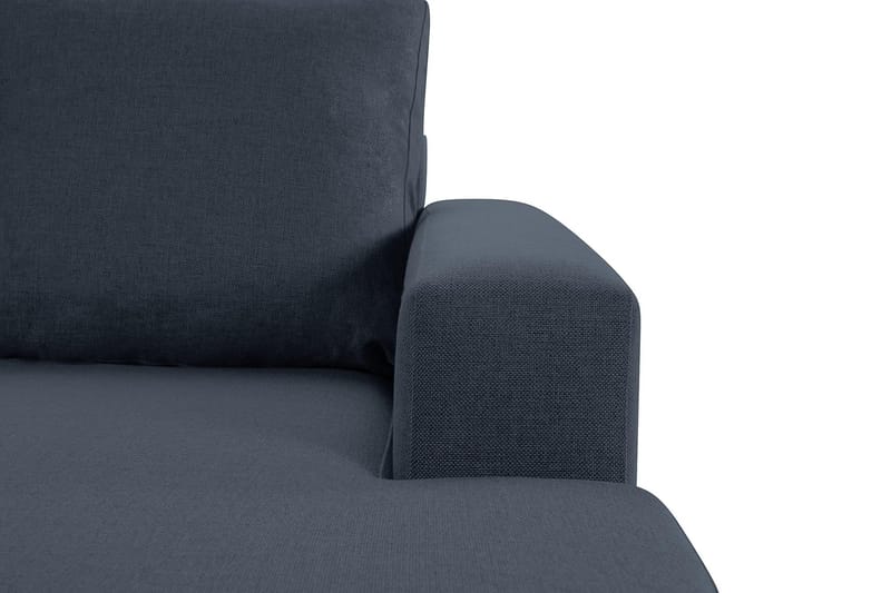 Crazy 4-personers Venstrevendt U-formet Large Sofa med Chaiselong i Stof - Blå - Møbler - Sofaer - U Sofa