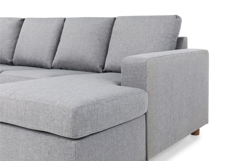 Crazy 4-personers Venstrevendt U-formet Large Sofa med Chaiselong i Stof - Grå - Møbler - Sofaer - U Sofa