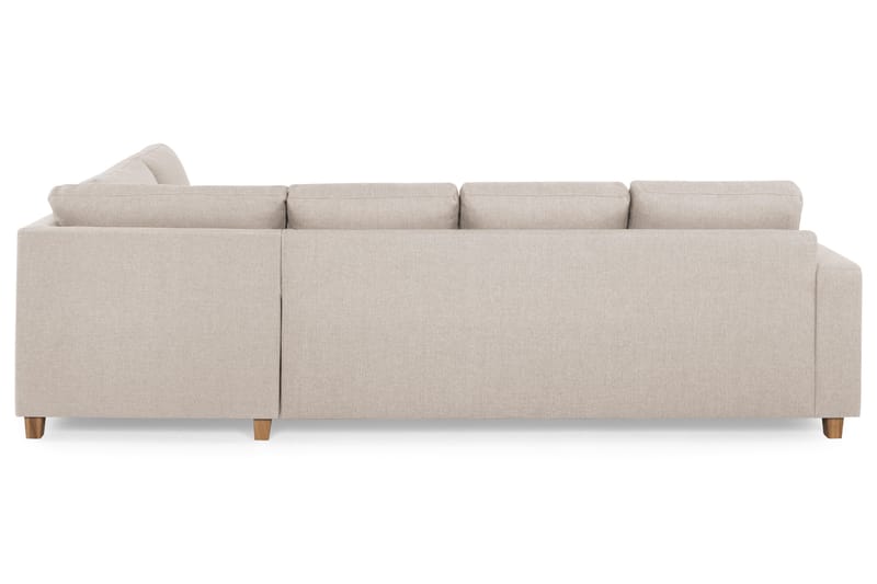 Crazy 4-personers Højrevendt U-formet Large Sofa med Chaiselong i Stof - Beige - Møbler - Sofaer - U Sofa