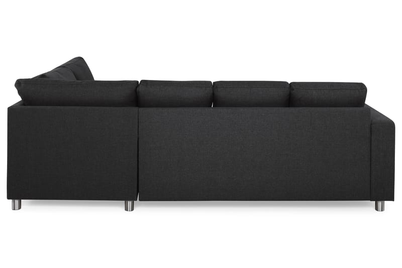 Crazy 4-personers Højrevendt U-formet Large Sofa med Chaiselong i Stof - Antracit - Møbler - Sofaer - U Sofa
