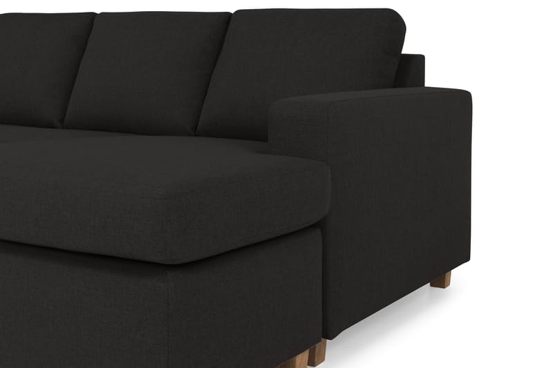 Crazy 4-personers Venstrevendt U-formet Large Sofa med Chaiselong i Stof - Antracit - Møbler - Sofaer - U Sofa