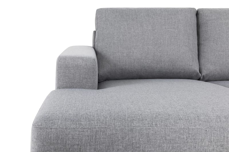 Crazy 4-personers Højrevendt U-formet Large Sofa med Chaiselong i Stof - Grå - Møbler - Sofaer - U Sofa