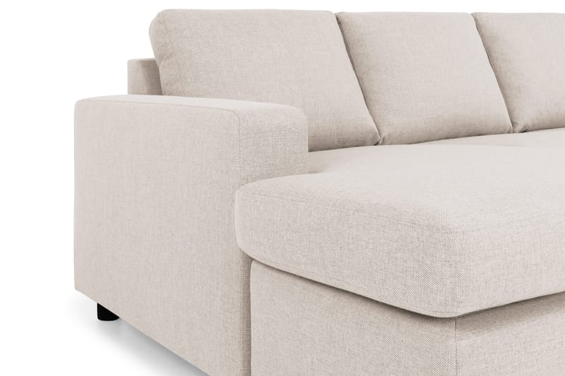 Crazy 4-personers Højrevendt U-formet Large Sofa med Chaiselong i Stof - Beige - Møbler - Sofaer - U Sofa