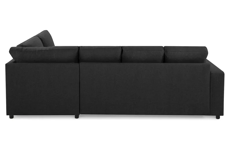 Crazy 4-personers Højrevendt U-formet Large Sofa med Chaiselong i Stof - Antracit - Møbler - Sofaer - U Sofa
