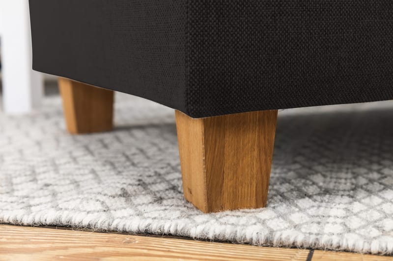 Crazy 4-personers Venstrevendt U-formet Large Sofa med Chaiselong i Stof - Antracit - Møbler - Sofaer - U Sofa