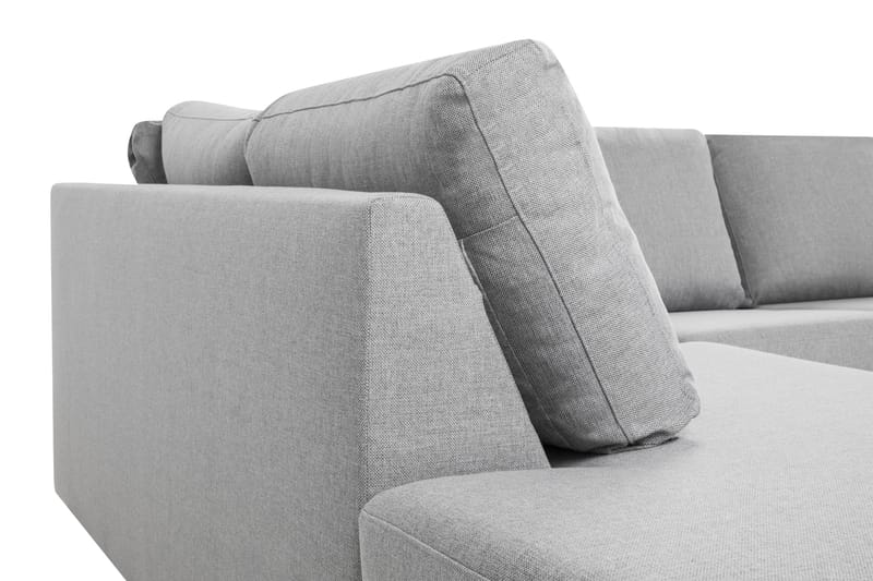 Crazy 4-personers Venstrevendt U-formet Large Sofa med Chaiselong i Stof - Grå - Møbler - Sofaer - U Sofa