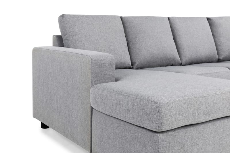 Crazy 4-personers Højrevendt U-formet Large Sofa med Chaiselong i Stof - Grå - Møbler - Sofaer - U Sofa