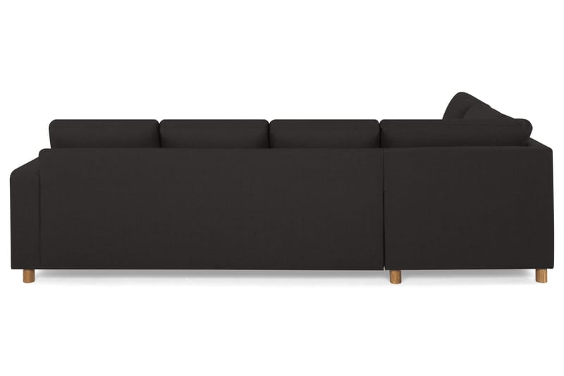 Crazy 4-personers Venstrevendt U-formet Large Sofa med Chaiselong i Stof - Antracit - Møbler - Sofaer - U Sofa