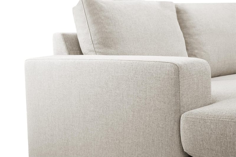 Crazy 4-personers Højrevendt U-formet Large Sofa med Chaiselong i Stof - Beige - Møbler - Sofaer - U Sofa