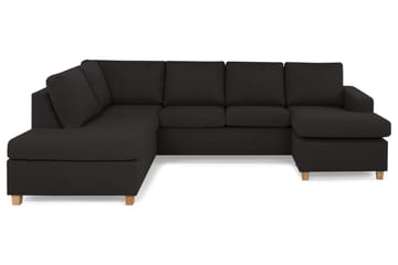 Crazy 4-personers Venstrevendt U-formet Large Sofa med Chaiselong i Stof