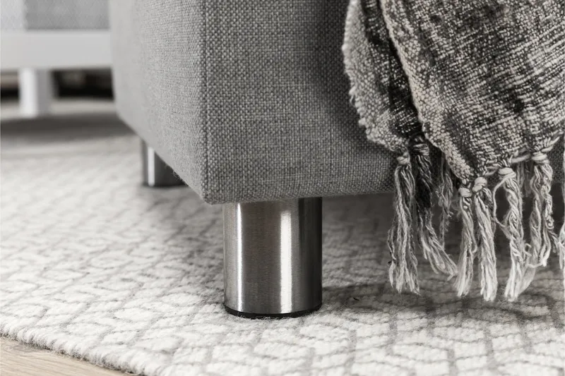 Crazy 4-personers Venstrevendt U-formet Large Sofa med Chaiselong i Stof - Grå - Møbler - Sofaer - U Sofa