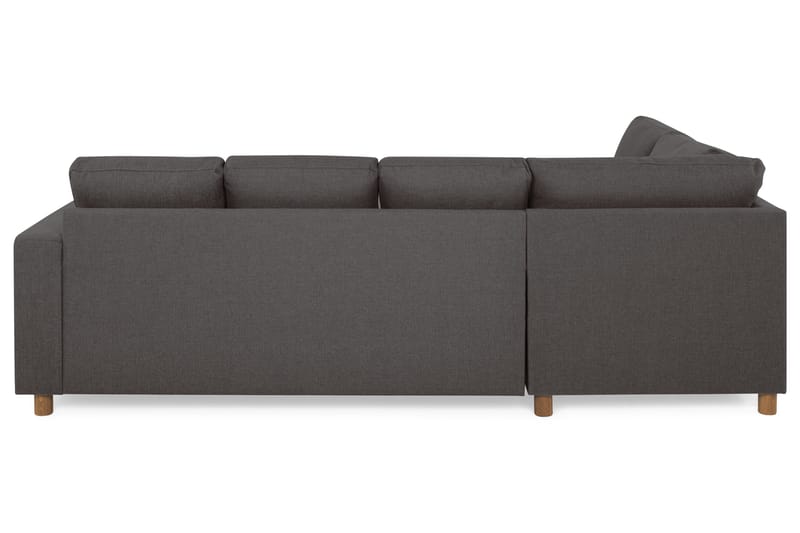 Crazy 4-personers Venstrevendt U-formet Small Sofa med Chaiselong i Stof - Mørkegrå - Møbler - Sofaer - U Sofa