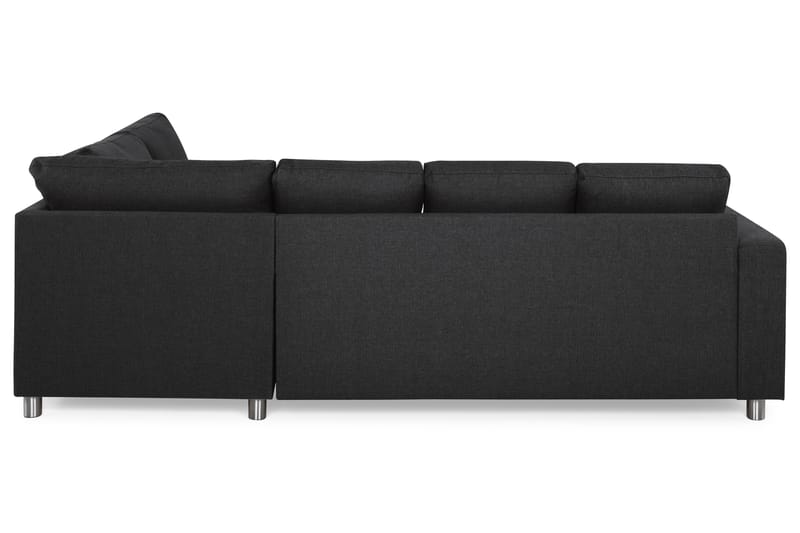 Crazy 4-personers Højrevendt U-formet Large Sofa med Chaiselong i Stof - Antracit - Møbler - Sofaer - U Sofa