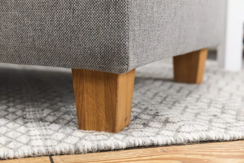 Crazy 4-personers Højrevendt U-formet Large Sofa med Chaiselong i Stof - Grå - Møbler - Sofaer - U Sofa