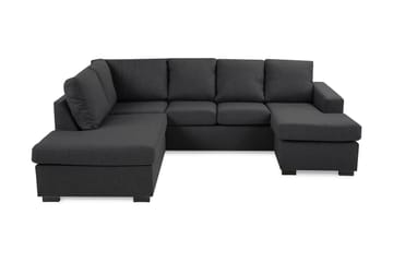 Crazy 4-personers Venstrevendt U-formet Small Sofa med Chaiselong i Stof