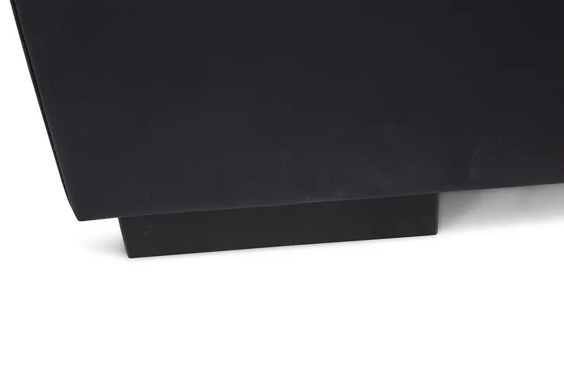 Crazy 4-personers Venstrevendt U-formet Large Sofa med Chaiselong i Kunstlæder - Sort - Møbler - Sofaer - U Sofa