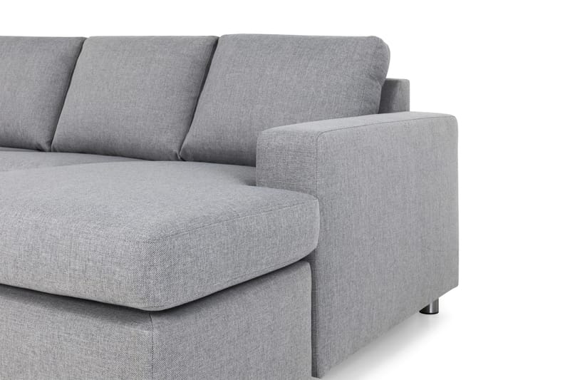 Crazy 4-personers Venstrevendt U-formet Large Sofa med Chaiselong i Stof - Grå - Møbler - Sofaer - U Sofa