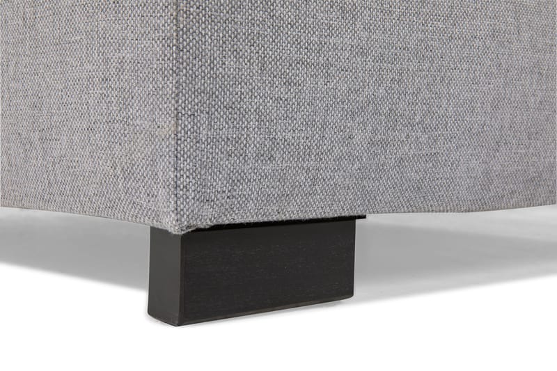 Crazy 4-personers Højrevendt U-formet Small Sofa med Divan og Chaiselong i Stof inkl. Kuvertpuder - Grå - Møbler - Sofaer - U Sofa