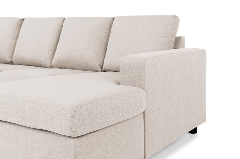 Crazy 4-personers Venstrevendt U-formet Large Sofa med Chaiselong i Stof - Beige - Møbler - Sofaer - U Sofa
