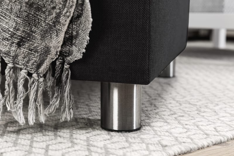 Crazy 4-personers Højrevendt U-formet Large Sofa med Chaiselong i Stof - Antracit - Møbler - Sofaer - U Sofa