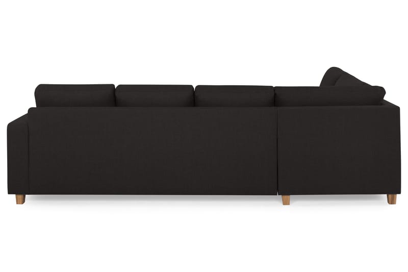Crazy 4-personers Venstrevendt U-formet Large Sofa med Chaiselong i Stof - Antracit - Møbler - Sofaer - U Sofa