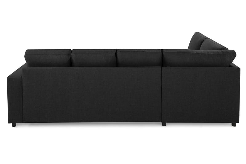 Crazy 4-personers Venstrevendt U-formet Large Sofa med Chaiselong i Stof - Antracit - Møbler - Sofaer - U Sofa