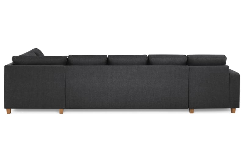 Crazy 5-personers Højrevendt U-formet X-Large Sofa med Chaiselong i Stof - Mørkegrå - Møbler - Sofaer - U Sofa