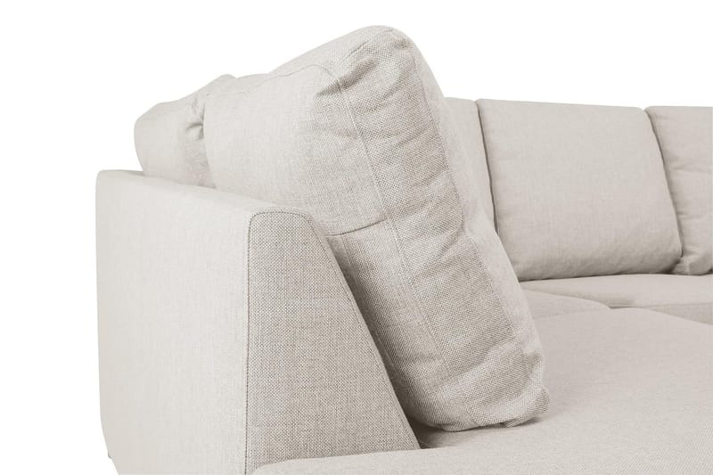 Crazy 5-personers Venstrevendt U-formet Sofa med Chaiselong i Stof - Beige - Møbler - Sofaer - U Sofa