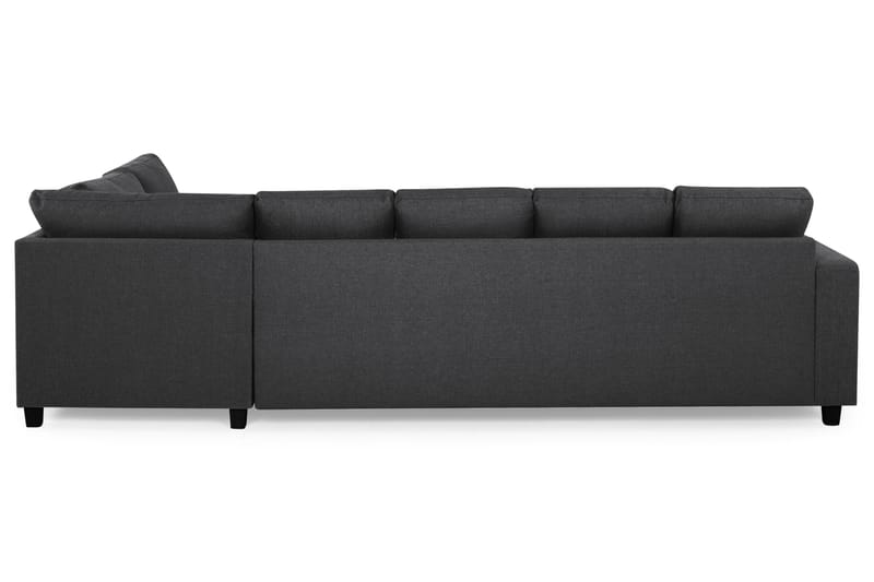 Crazy 5-personers Højrevendt U-formet X-Large Sofa med Chaiselong i Stof - Mørkegrå - Møbler - Sofaer - U Sofa