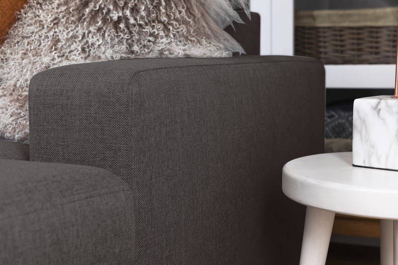 Crazy 5-personers Venstrevendt U-formet X-Large Sofa med Chaiselong i Stof - Mørkegrå - Møbler - Sofaer - U Sofa