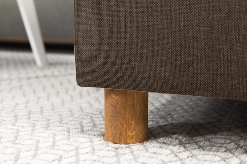 Crazy 5-personers Venstrevendt U-formet Sofa med Chaiselong i Stof - Brun - Møbler - Sofaer - U Sofa