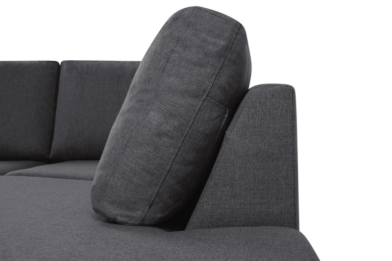 Crazy 5-personers Højrevendt U-formet X-Large Sofa med Chaiselong i Stof - Mørkegrå - Møbler - Sofaer - U Sofa